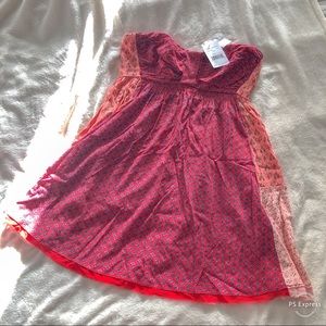 NWT. Free people across the sea printed dress.